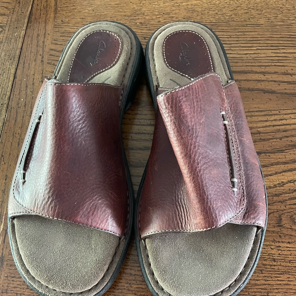 Men’s Clark leather sandals